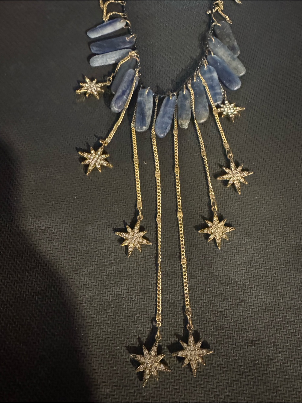 Anthropology Serefina Skye Bib Necklace A celestial-themed statement piece - Picture 3 of 4